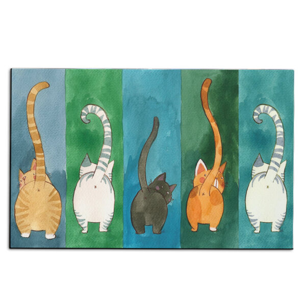 Gearhumans FIVE CATS RUG