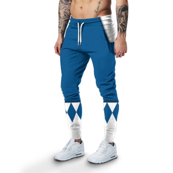 Cosplay Blue Power Ranger Custom T-Shirts Hoodies Apparel HD-QM0102204 3D Custom Fleece Hoodies Sweatpants S 