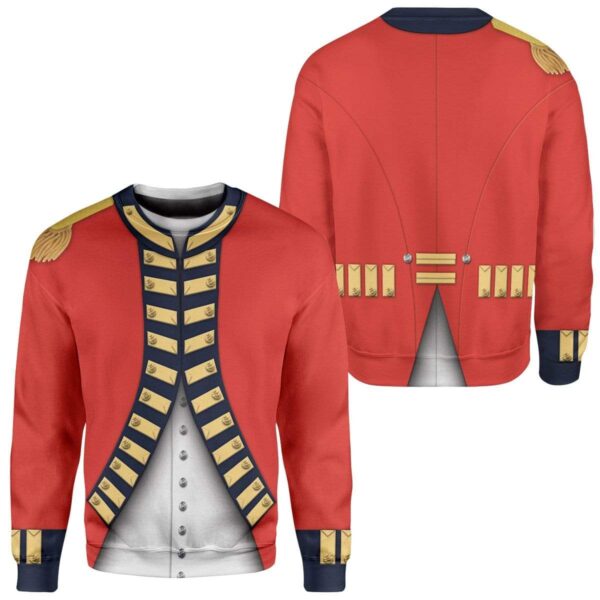 Cosplay British Royal Fusilier Custom T-Shirts Hoodies Apparel CO-TA1301204 3D Custom Fleece Hoodies 