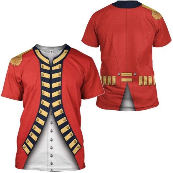 Cosplay British Royal Fusilier Custom T-Shirts Hoodies Apparel CO-TA1301204 3D Custom Fleece Hoodies 