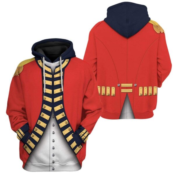 Cosplay British Royal Fusilier Custom T-Shirts Hoodies Apparel CO-TA1301204 3D Custom Fleece Hoodies 