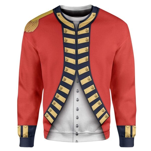 Cosplay British Royal Fusilier Custom T-Shirts Hoodies Apparel CO-TA1301204 3D Custom Fleece Hoodies Long Sleeve S