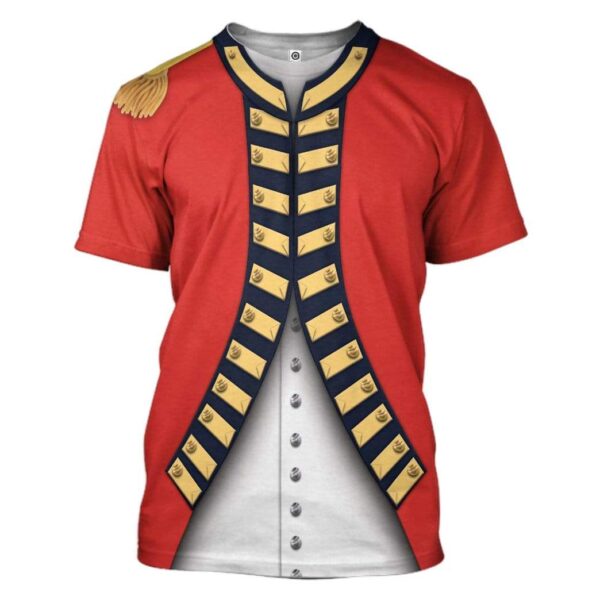 Cosplay British Royal Fusilier Custom T-Shirts Hoodies Apparel CO-TA1301204 3D Custom Fleece Hoodies T-Shirt S 