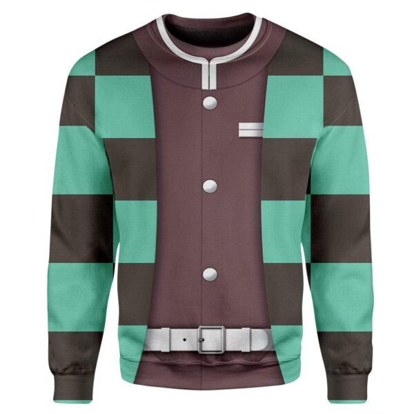 Cosplay Demon Slayer Tanjiro Custom T-Shirts Hoodies Apparel CO-TA0602202 3D Custom Fleece Hoodies Long Sleeve S