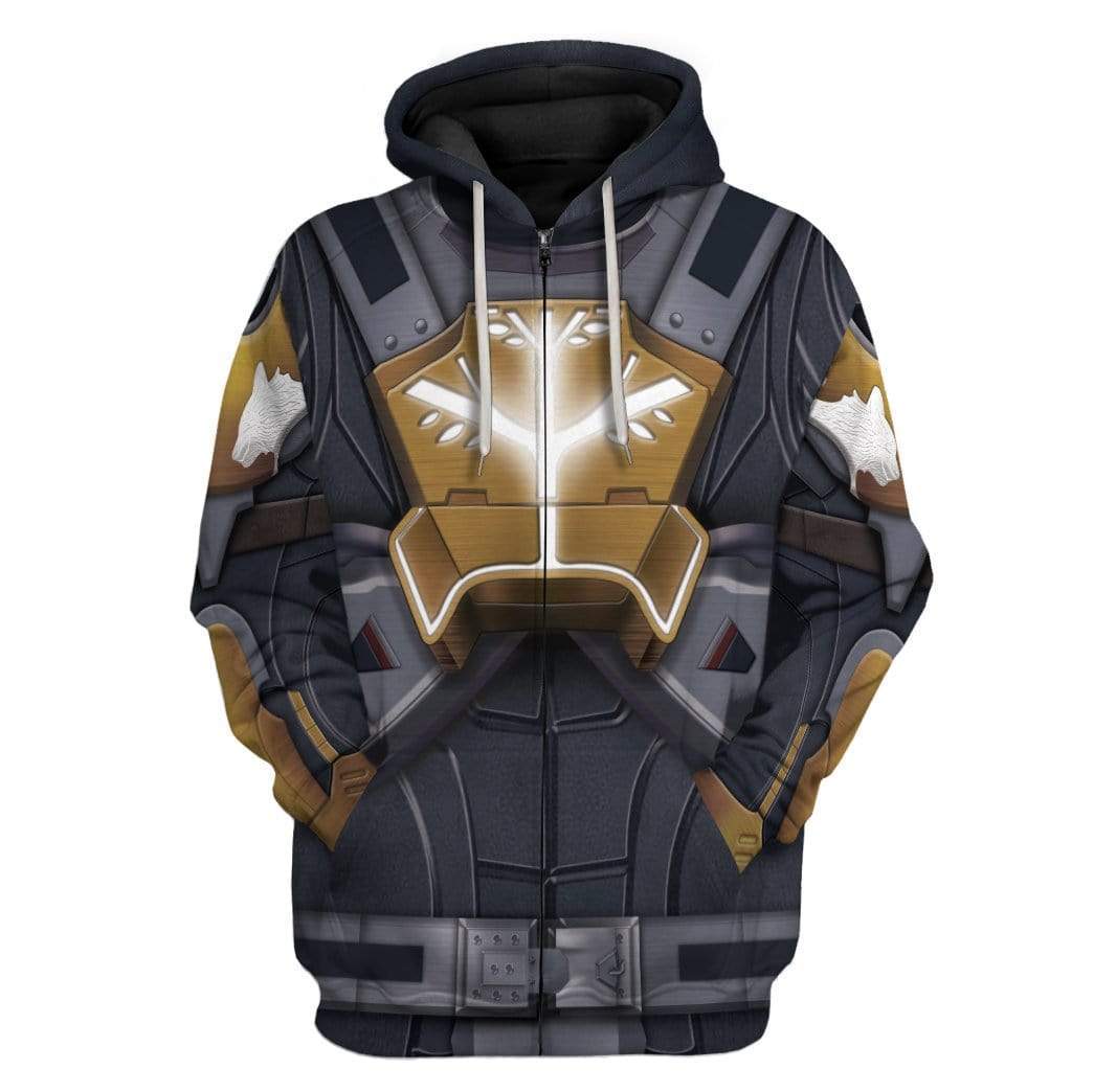 Cosplay Destiny 2 Titan Custom T-Shirts Hoodies Apparel HD-AT0302206 3D Custom Fleece Hoodies Zip Hoodie S