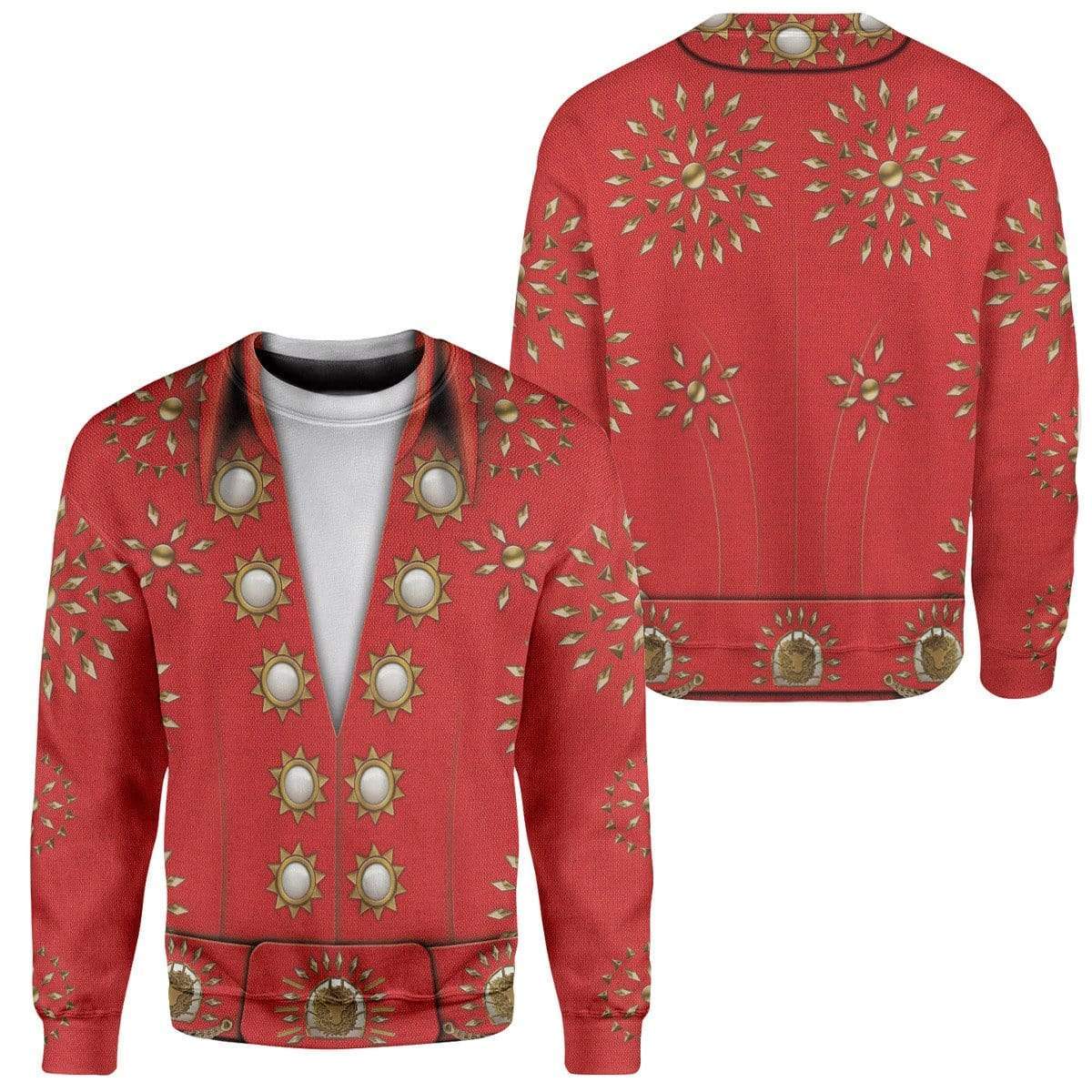 Cosplay Elvis Burning Love Custom T-Shirts Hoodies Apparel CO-QM3001203 3D Custom Fleece Hoodies