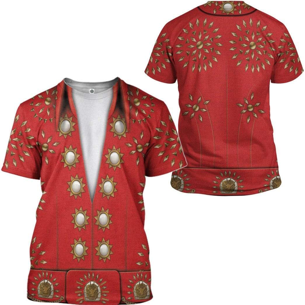 Cosplay Elvis Burning Love Custom T-Shirts Hoodies Apparel CO-QM3001203 3D Custom Fleece Hoodies