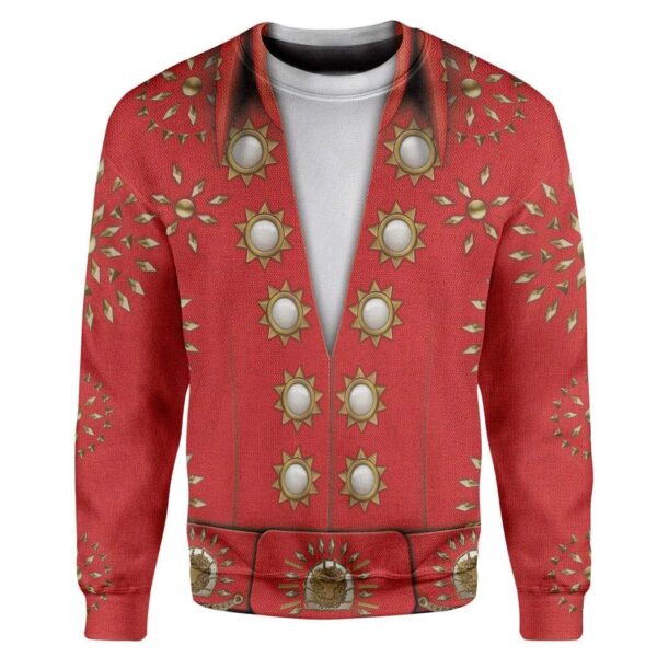 Cosplay Elvis Burning Love Custom T-Shirts Hoodies Apparel CO-QM3001203 3D Custom Fleece Hoodies Long Sleeve S