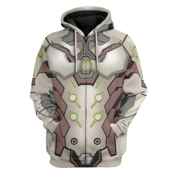 Cosplay Genji Custom T-Shirts Hoodies Apparel CO-DT0912192 3D Custom Fleece Hoodies Zip Hoodie S