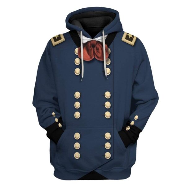 Cosplay George Armstrong Custer Custom T-Shirts Hoodies Apparel CO-TA1601201 3D Custom Fleece Hoodies Hoodie S 