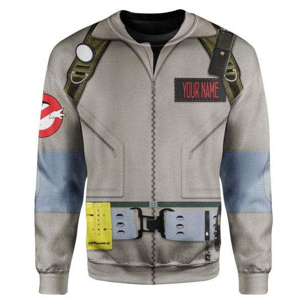 Cosplay Ghostbusters Custom Name T-Shirts Hoodies Apparel T10121 3D Custom Fleece Hoodies Long Sleeve S