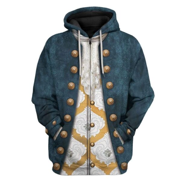 Cosplay Giacomo Casanova Custom T-Shirts Hoodies Apparel CO-TA0901205 3D Custom Fleece Hoodies Zip Hoodie S 