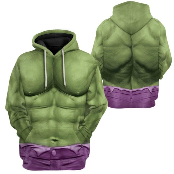 Cosplay Incredible Hulk Custom T-Shirts Hoodies Apparel MV-DT0302203 3D Custom Fleece Hoodies 