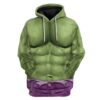 Cosplay Incredible Hulk Custom T-Shirts Hoodies Apparel MV-DT0302203 3D Custom Fleece Hoodies Hoodie S