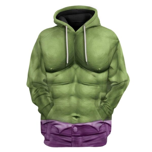 Cosplay Incredible Hulk Custom T-Shirts Hoodies Apparel MV-DT0302203 3D Custom Fleece Hoodies Hoodie S 