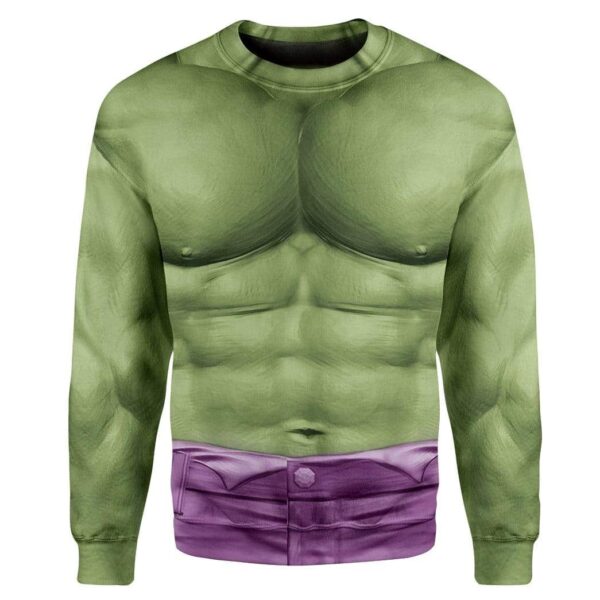 Cosplay Incredible Hulk Custom T-Shirts Hoodies Apparel MV-DT0302203 3D Custom Fleece Hoodies Long Sleeve S