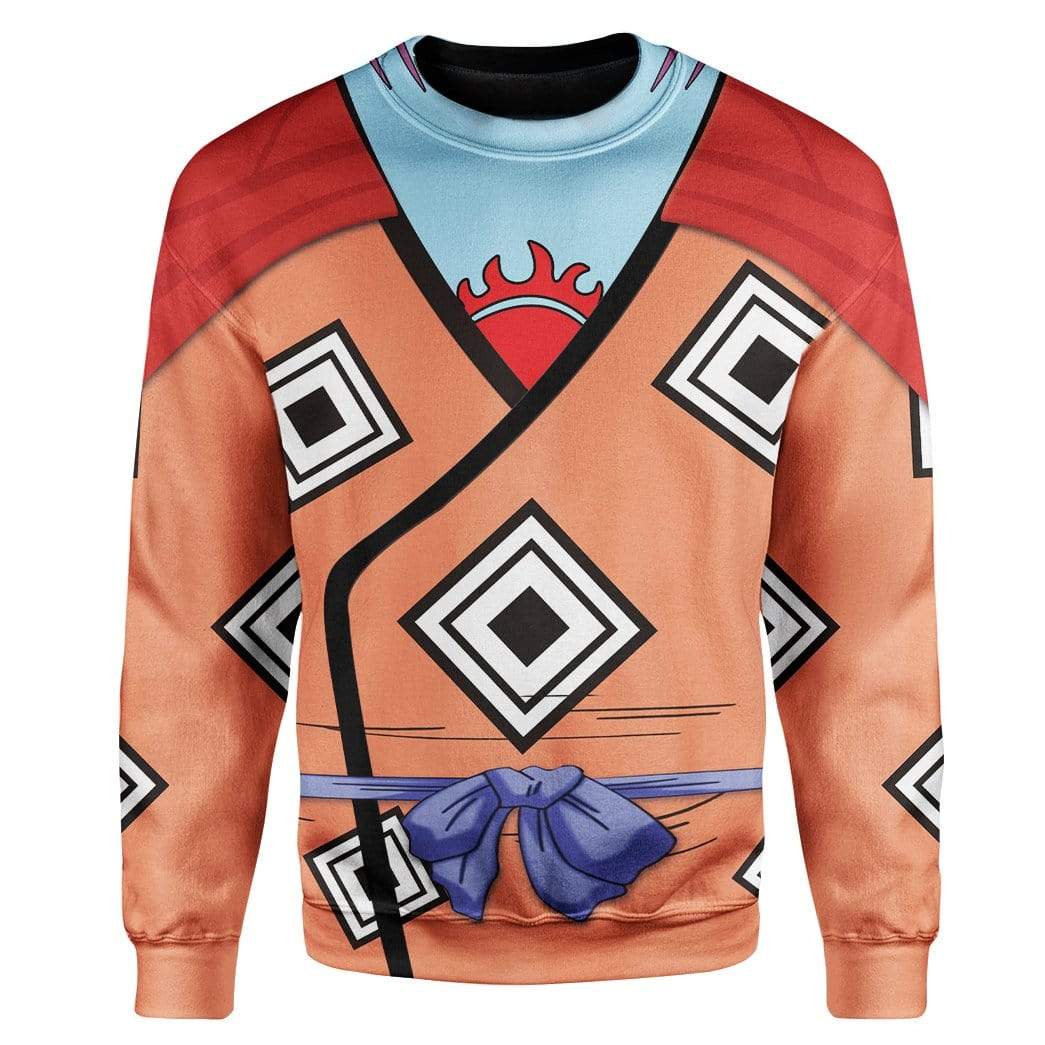 Cosplay Jinbe One Piece Custom T-Shirts Hoodies Apparel CO-AT2712192 3D Custom Fleece Hoodies Long Sleeve S