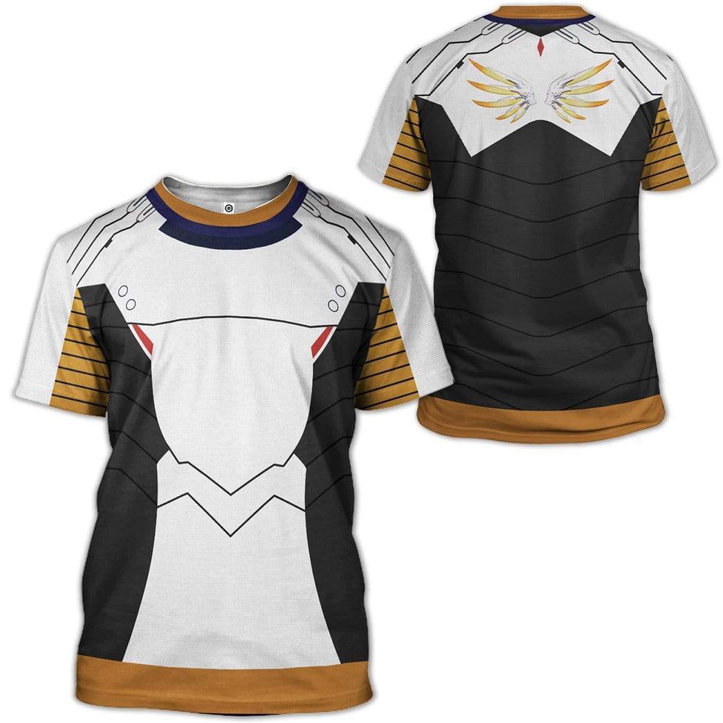 Cosplay Mercy Overwatch Custom T-Shirts Hoodies Apparel CT-TA0912193 3D Custom Fleece Hoodies