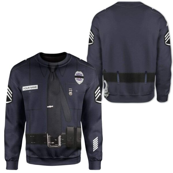 Cosplay Police Custom Name T-Shirts Hoodies Apparel CO-AT0601203 3D Custom Fleece Hoodies 