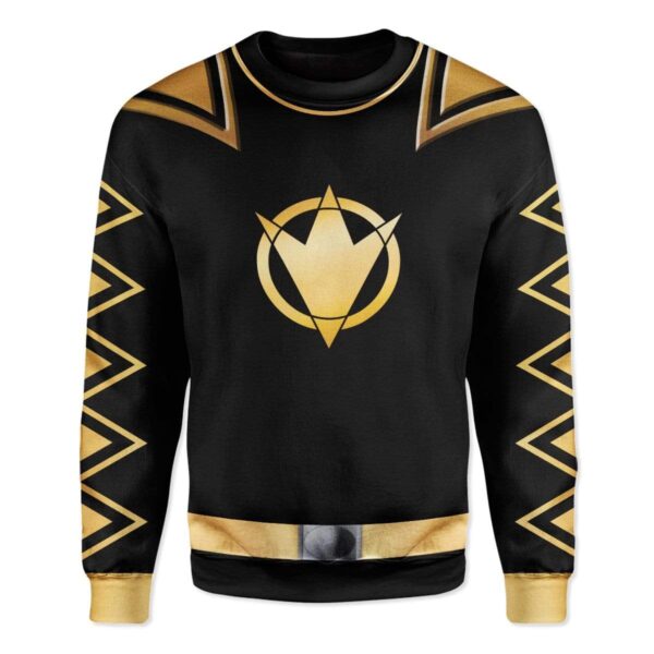 Cosplay Power Ranger Thunder Black Custom T-Shirts Hoodies Apparel CO-QM0701203 3D Custom Fleece Hoodies Long Sleeve S