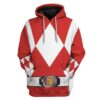 Cosplay Red Power Ranger Custom T-Shirts Hoodies Apparel HD-QM0102201 3D Custom Fleece Hoodies Hoodie S