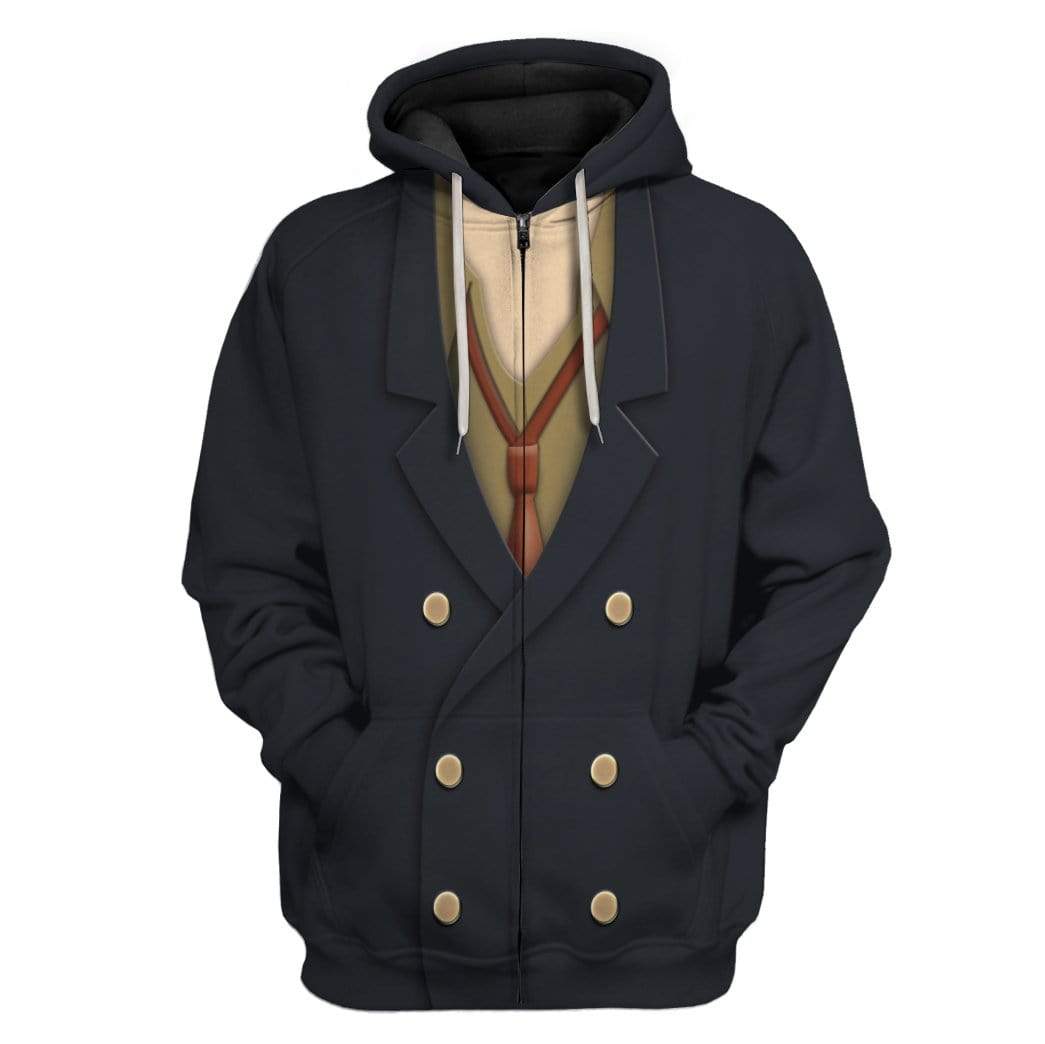 Cosplay Sanji One Piece Custom T-Shirts Hoodies Apparel CO-AT2612193 3D Custom Fleece Hoodies Zip Hoodie S