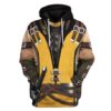 Cosplay Scorpion Mortal Kombat Custom T-Shirts Hoodies Apparel CO-TA0301205 3D Custom Fleece Hoodies Hoodie S