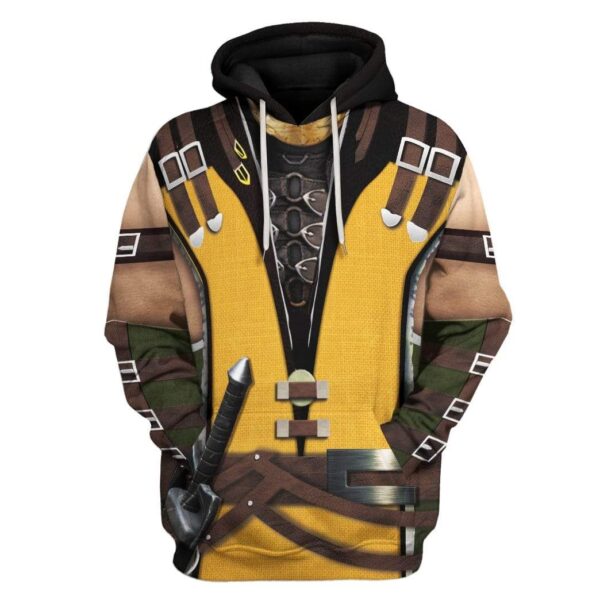 Cosplay Scorpion Mortal Kombat Custom T-Shirts Hoodies Apparel CO-TA0301205 3D Custom Fleece Hoodies Hoodie S 