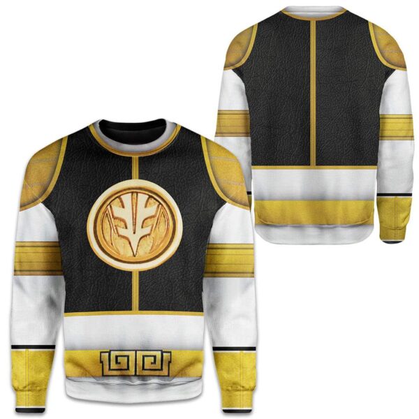 Cosplay White Ranger Custom T-Shirts Hoodies Apparel H15012 3D Custom Fleece Hoodies 