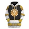 Cosplay White Ranger Custom T-Shirts Hoodies Apparel H15012 3D Custom Fleece Hoodies Hoodie S