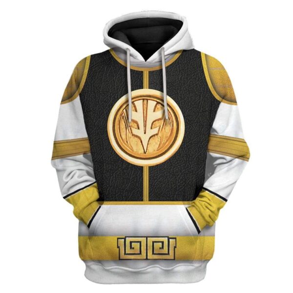 Cosplay White Ranger Custom T-Shirts Hoodies Apparel H15012 3D Custom Fleece Hoodies Hoodie S 