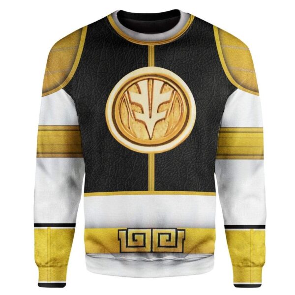 Cosplay White Ranger Custom T-Shirts Hoodies Apparel H15012 3D Custom Fleece Hoodies Long Sleeve S