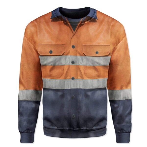 Cosplay Workman Mining Custom T-Shirts Hoodies Apparel CO-QM1001204 3D Custom Fleece Hoodies Long Sleeve S