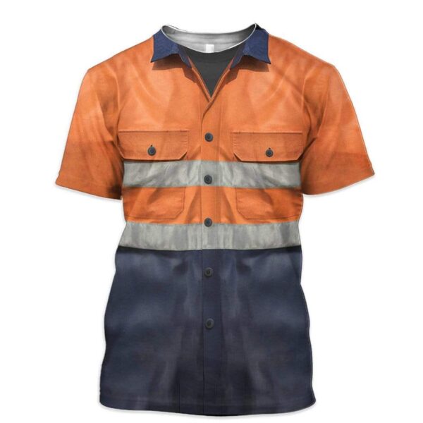 Cosplay Workman Mining Custom T-Shirts Hoodies Apparel CO-QM1001204 3D Custom Fleece Hoodies T-Shirt S 