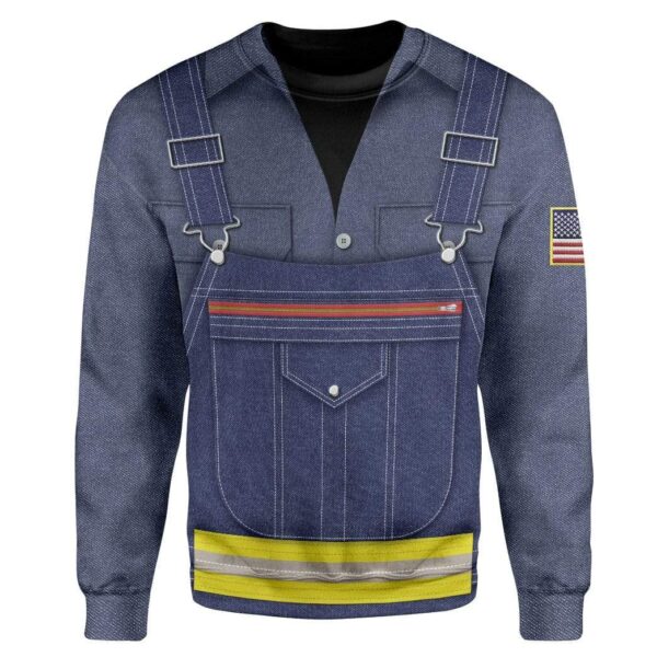 Cosplay Workman Mining Custom T-Shirts Hoodies Apparel CO-QM1001205 3D Custom Fleece Hoodies Long Sleeve S