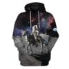 Custom Astronaut George Washington in Space T-Shirts Hoodies Apparel HI-DT1212192 3D Custom Fleece Hoodies Hoodie S