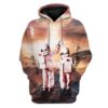 Custom Astronaut In Mars Apparel HD-GH2081927 3D Custom Fleece Hoodies Hoodie S