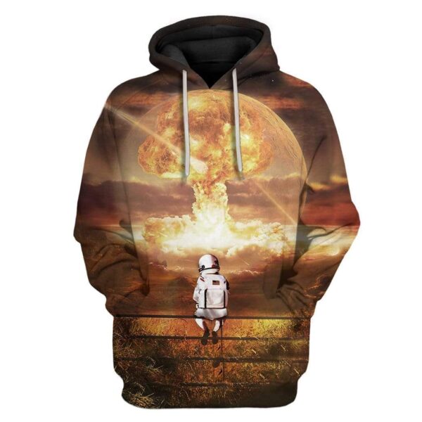 Custom Astronaut In Mars Apparel HD-GH2181924 3D Custom Fleece Hoodies Hoodie S 