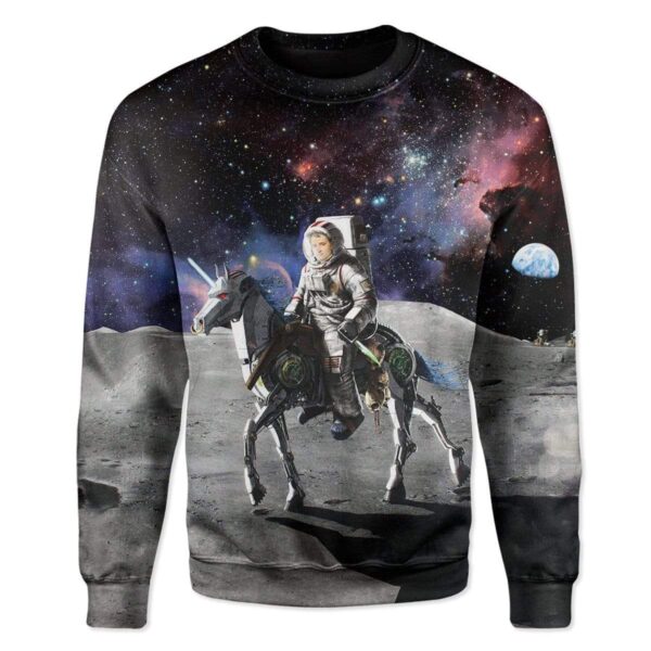 Custom Astronaut Napoleon Bonaparte in Space T-Shirts Hoodies Apparel HI-DT1212193 3D Custom Fleece Hoodies Long Sleeve S