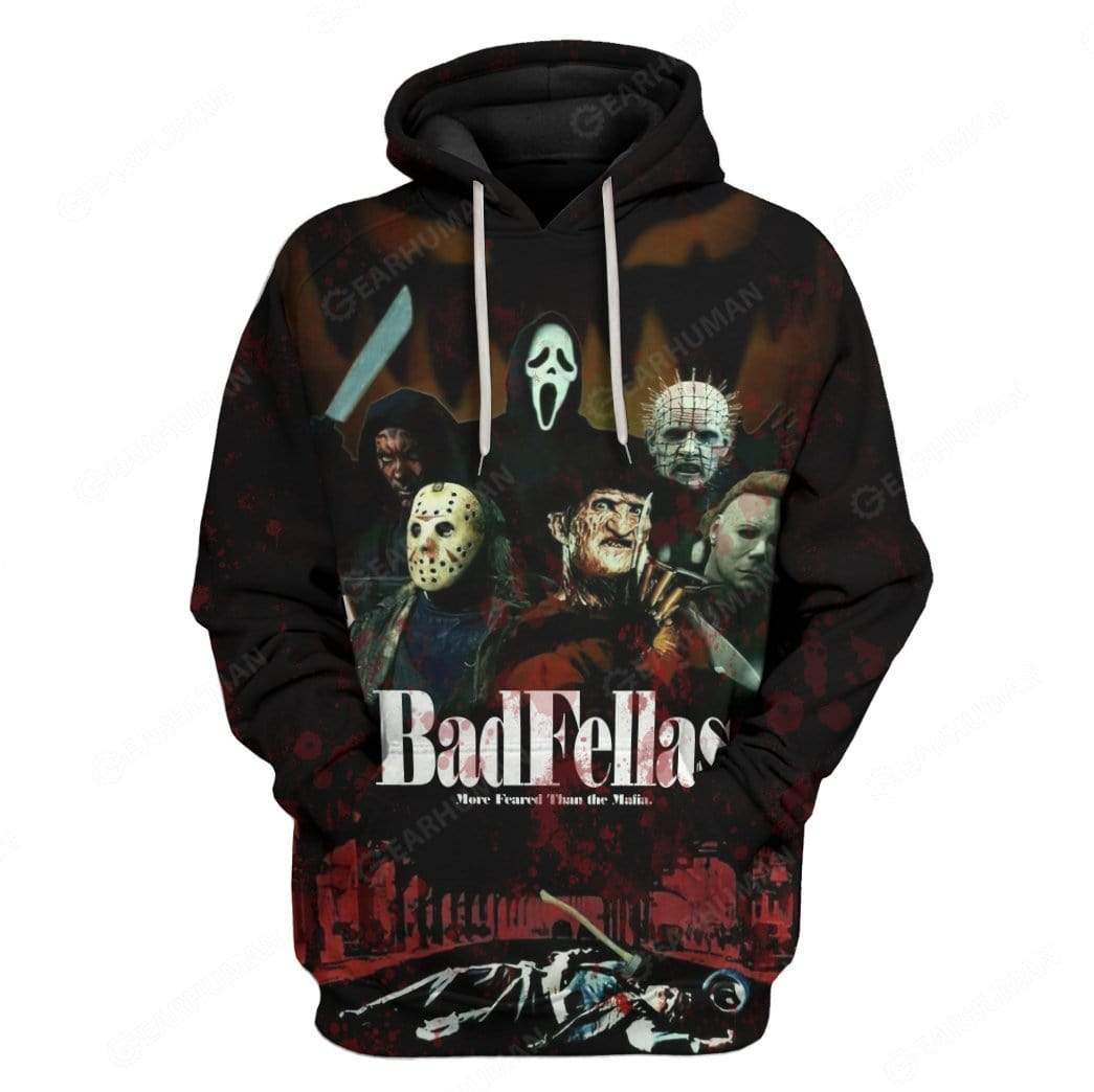 Custom Badfellas Apparel HD-DT2681912 3D Custom Fleece Hoodies Hoodie S