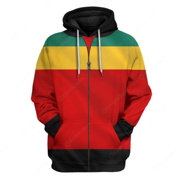 Custom Bob Marley Apparel HD-DT1191915 3D Custom Fleece Hoodies Hoodie S 