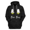 Custom Boo Bees Apparel HD-TA0791919 3D Custom Fleece Hoodies Hoodie S