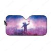 Custom Car Auto Sunshade Astronaut And Butterfly HD-AT0391916-SS Auto Sunshade 57''x27.5''