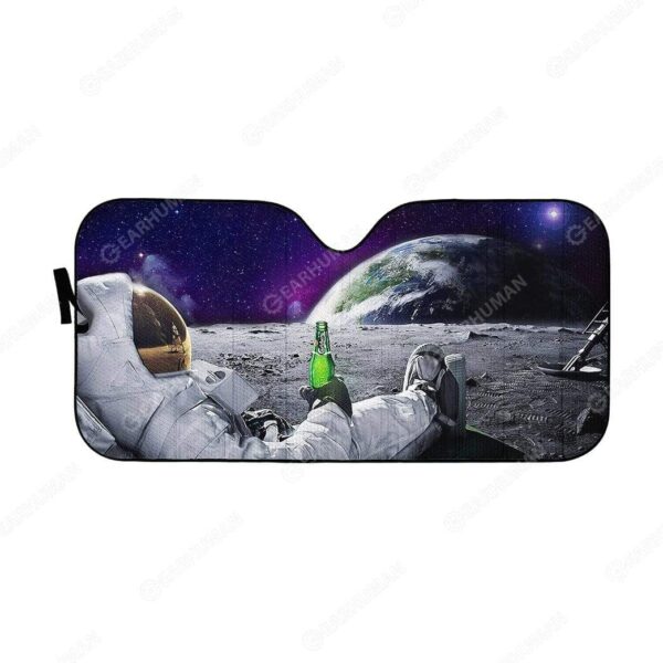 Custom Car Auto Sunshade Astronaut HD-AT0391907-SS Auto Sunshade 57''x27.5'' 
