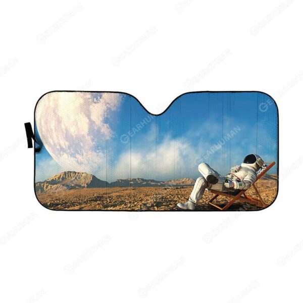 Custom Car Auto Sunshade Astronaut HD-AT0591911-SS Auto Sunshade 57''x27.5''