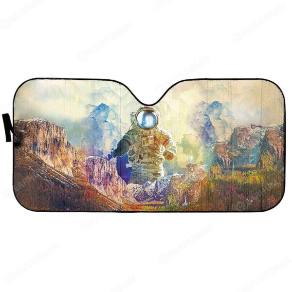 Custom Car Auto Sunshade Astronaut HD-AT0791902-SS Auto Sunshade 57''x27.5''