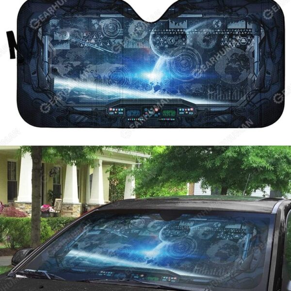 Custom Car Auto Sunshade Astronaut HD-AT1791902-SS Auto Sunshade 