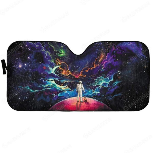 Custom Car Auto Sunshade Astronaut HD-DT1191909-SS Auto Sunshade 57''x27.5''