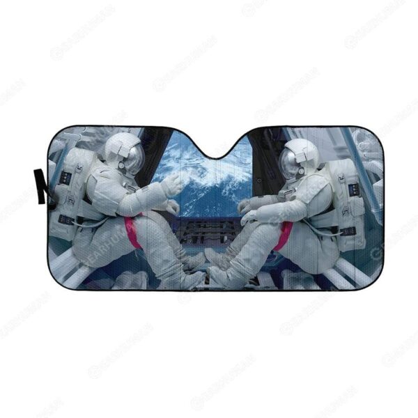 Custom Car Auto Sunshade Astronaut HD-DT3081917-SS Auto Sunshade 57''x27.5'' 