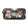 Custom Car Auto Sunshade Bulldog HD-GH1481904-SS Auto Sunshade 57''x27.5''